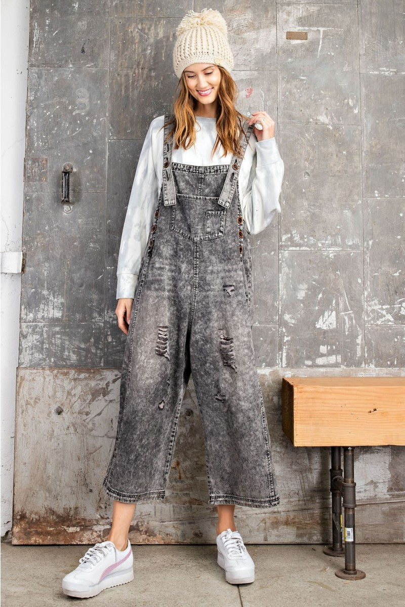 Easel Washed Overalls