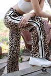 ANIMAL PRINTED BUTTER SOFT STRAIGHT PANT