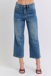 Judy Blue HW Utility Pockets Crop Wide 88904REG