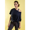 Rae Mode Navy Peony Mineral Washed SS Top