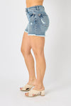 Judy Blue Yanis Hi-Lo Hem Shorts