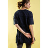 Rae Mode Navy Peony Mineral Washed SS Top