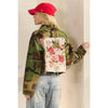 Camo Floral Contrast Jacket