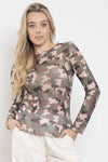 Camo Mesh Top