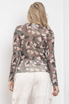 Camo Mesh Top