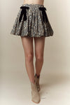 Leopard Bubble Skirt