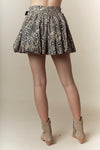 Leopard Bubble Skirt