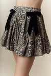 Leopard Bubble Skirt