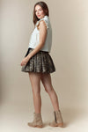 Leopard Bubble Skirt