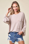 Celine Long Sleeve Top - Taupe