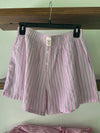 Sunkissed Coconut - Everyday Boxer Shorts: Pink/Green Halo Stripes / Large