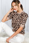 Leopard Crew Neck Sweater