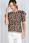 Leopard Crew Neck Sweater