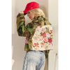 Camo Floral Contrast Jacket