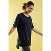Rae Mode Navy Peony Mineral Washed SS Top