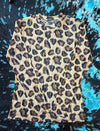 Leopard Mesh Top
