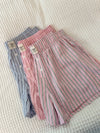 Sunkissed Coconut - Everyday Boxer Shorts: Pink/Green Halo Stripes / Large