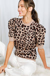 Leopard Crew Neck Sweater