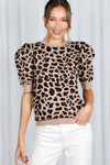 Leopard Crew Neck Sweater