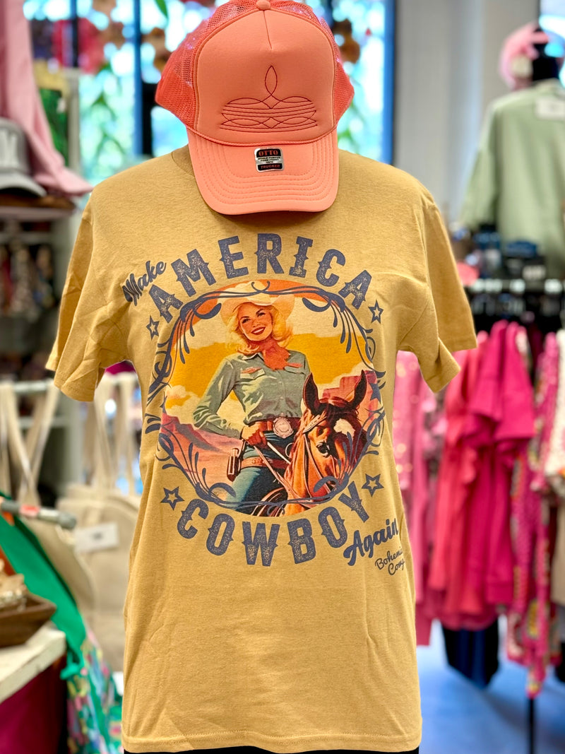Bohemian Cowgirl Make America Cowboy Again