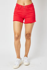 Judy Blue Raider Red Shorts