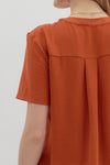 Rust Classic VNeck Top
