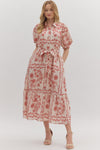 Blush Floral Dress