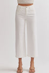 Mandie High Waist Pants - White