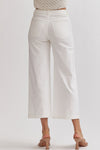 Mandie High Waist Pants - White