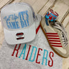 Raiders Embroidered Quarter Zip Pullover