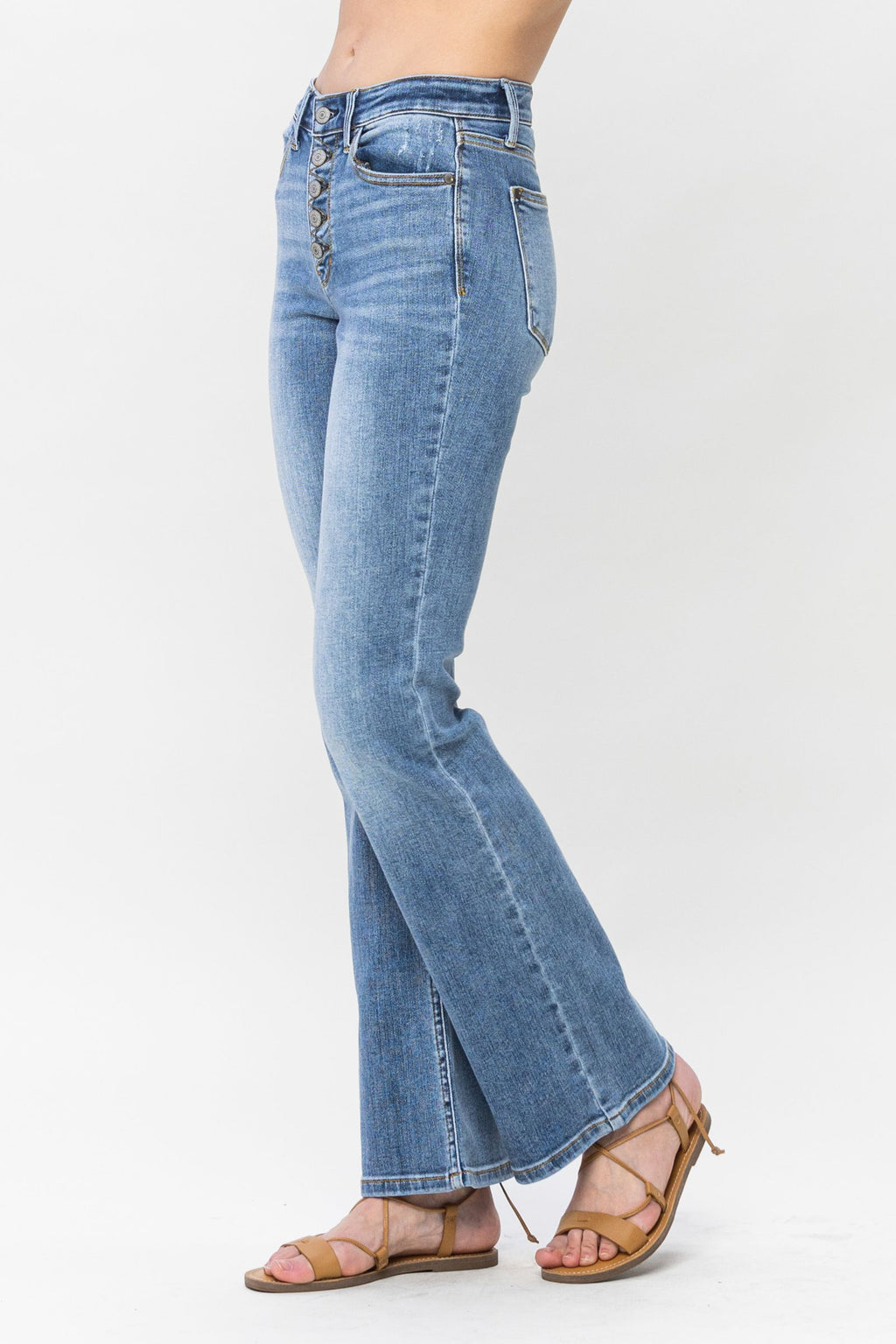 Judy Blue Jolie Mid Rise Vintage Jeans