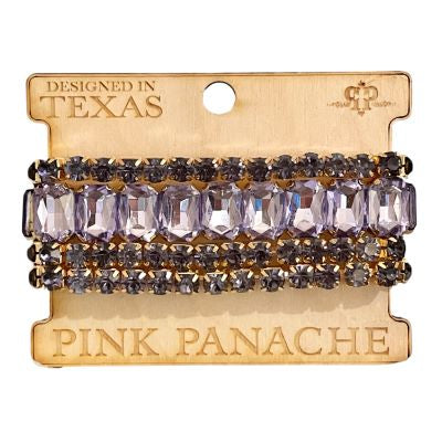 Pink Panache 4-Strand Purple Bracelets