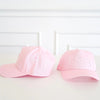 Solid Pink Braided Bow Hat