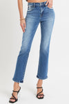 Risen Mid Rise Straight Jeans RDP5302RT DARK