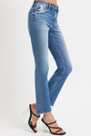 Risen Mid Rise Straight Jeans RDP5302RT DARK
