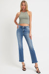 Risen Mid Rise Straight Jeans RDP5302RT DARK