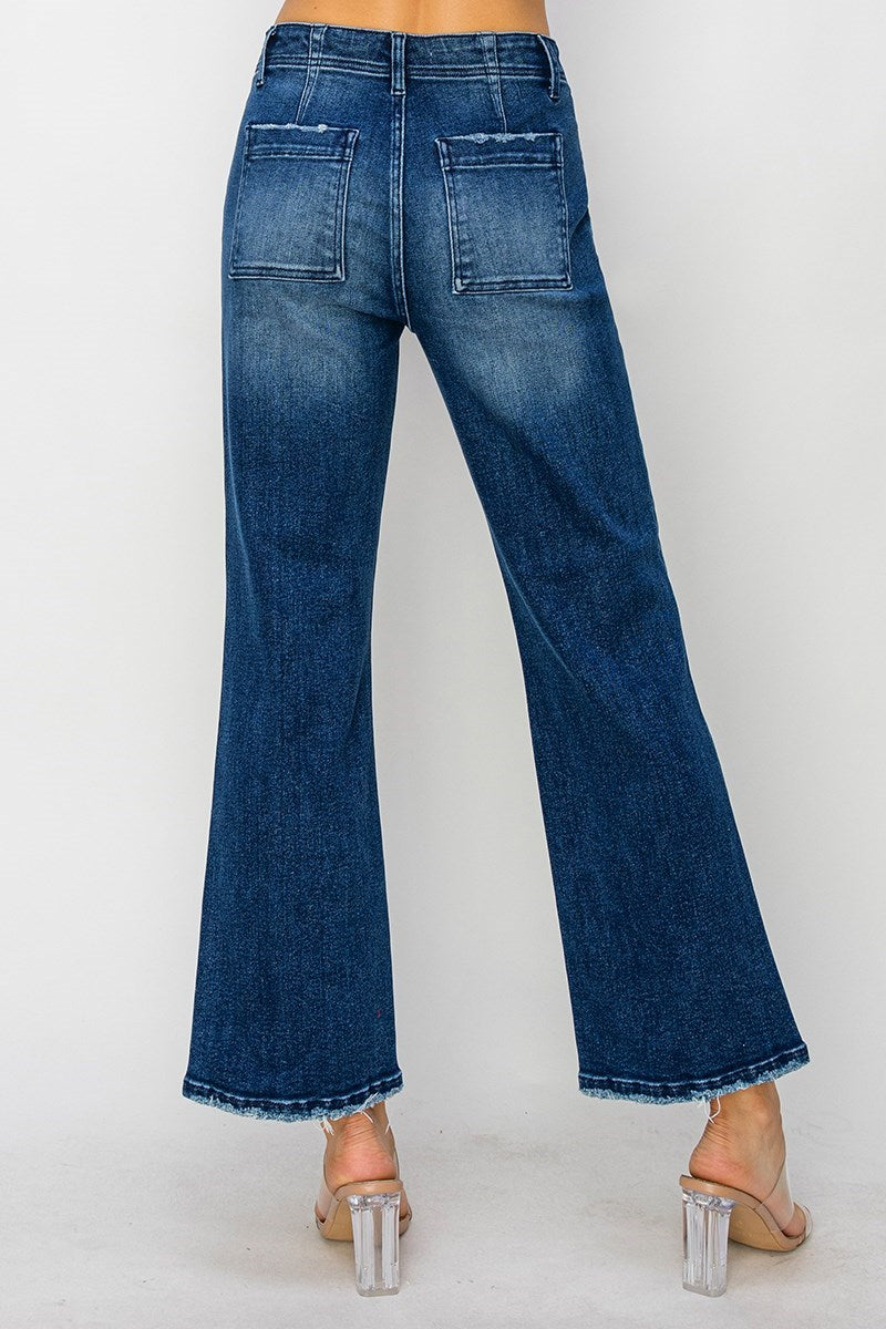 Jean Femme DPM By Depeche Mode – Taille Haute – Taille 40 – Bleu Denim – Mélange Coton/poly – Occasion Très Bon état
