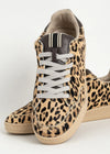 SHUSHOP Roma Leopard Hair Sneaker