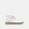 SHUSHOP Rooney Off White Snake Sneakers