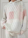 Sunkissed Coconut - Quilted Pastel Hoodie