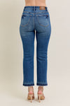 Judy Blue Jeans Medium Vintage Wash Release Hem Kick Flare 88981REG