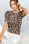 Leopard Crew Neck Sweater