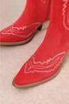 mi.im Tess Samara Stitch Western Red Boot