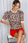 Leopard Crew Neck Sweater