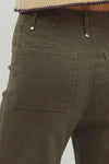 Olive High Rise Wide Leg Pants