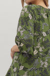 Olive Botanical Dress
