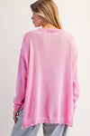 Aurora Pink Knit Sweater