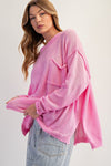 Aurora Pink Knit Sweater