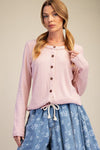 Rose Button Down Cardigan