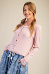 Rose Button Down Cardigan